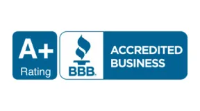 BBB Accredited Business A+ Rating logo
