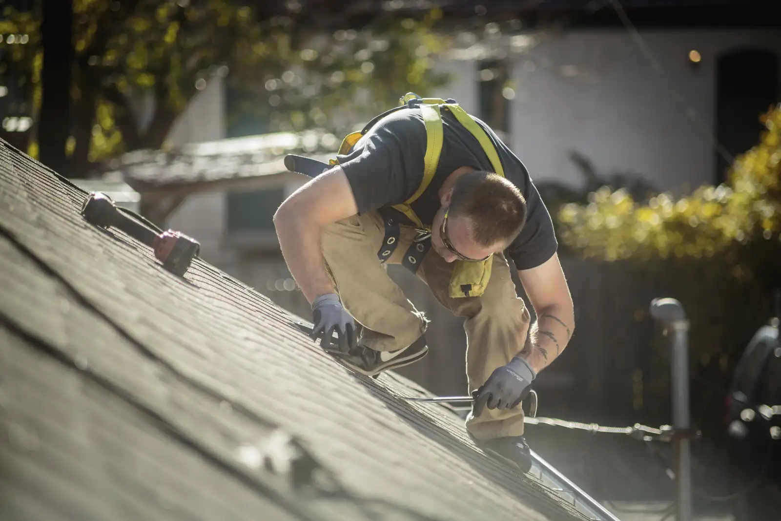 Roofing contractor inspection
